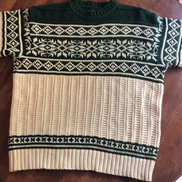 Gap Cotten Snowflake Pattern Sweater - Picture 12 of 15
